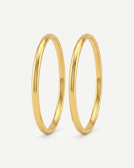 1 Gram Gold Plated Traditional Bangles for Women