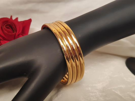 1 Gram Gold Plated Traditional Bangles for Women