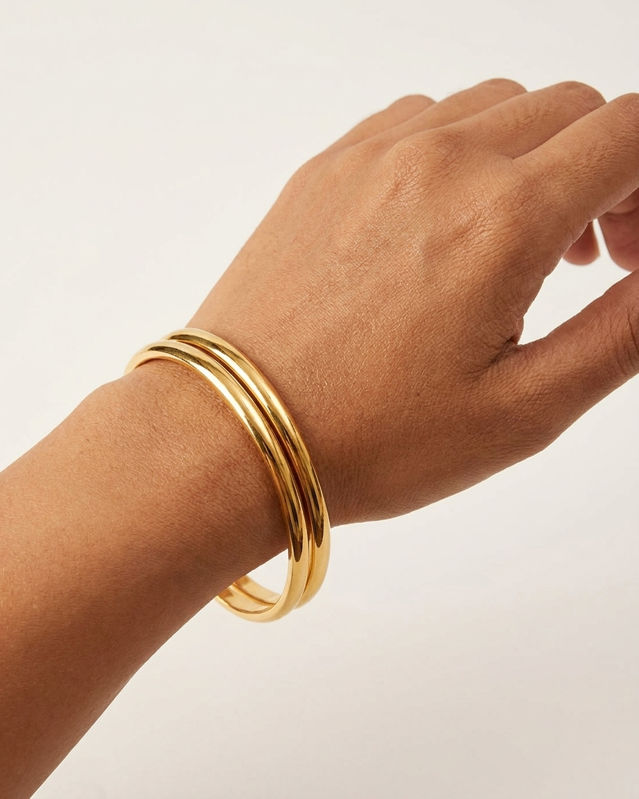 1 Gram Gold Plated Traditional Bangles for Women