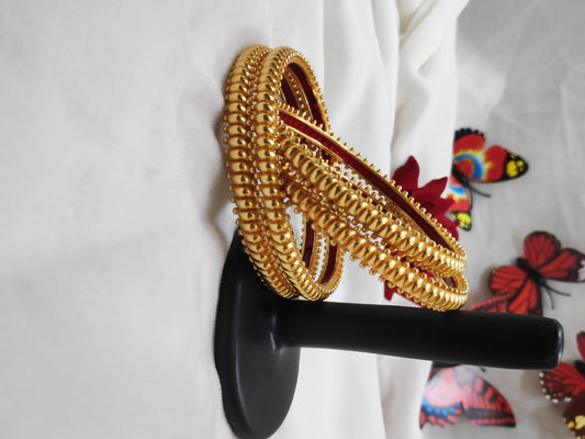 1 Gram Gold-Plated Brass Rajasthani Bangles