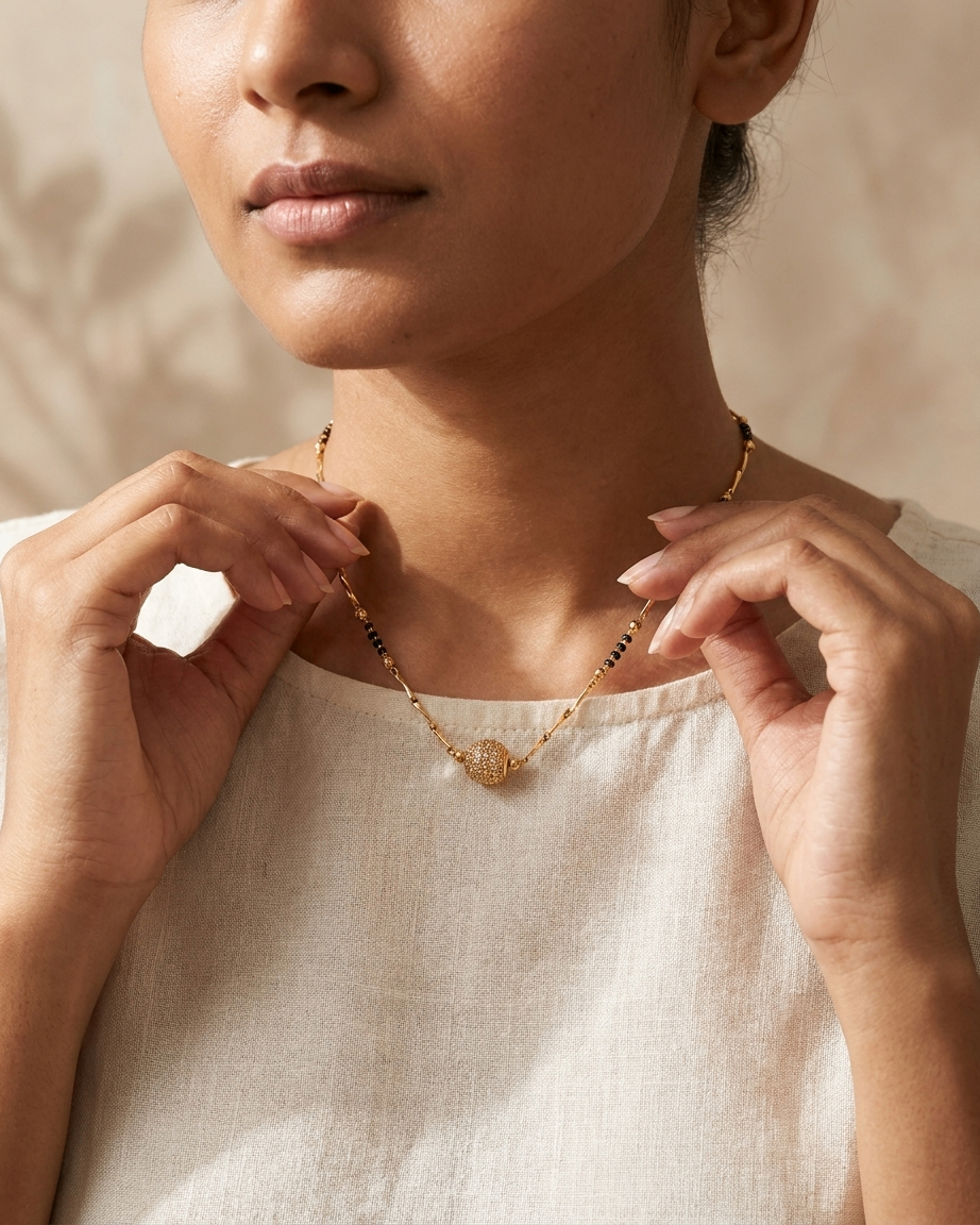 Premium Daily Wear Lightweight Gold Mangalsutra
