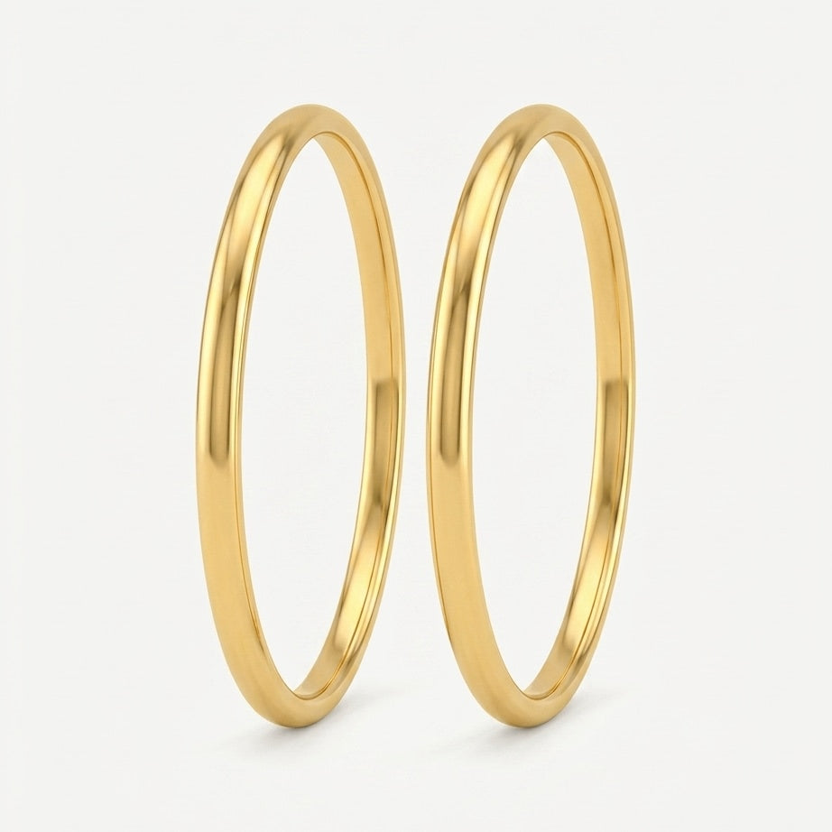 1 Gram Gold Plated Traditional Bangles for Women