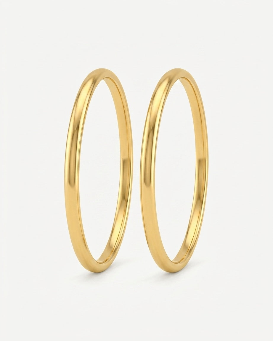 1 Gram Gold Plated Traditional Bangles for Women
