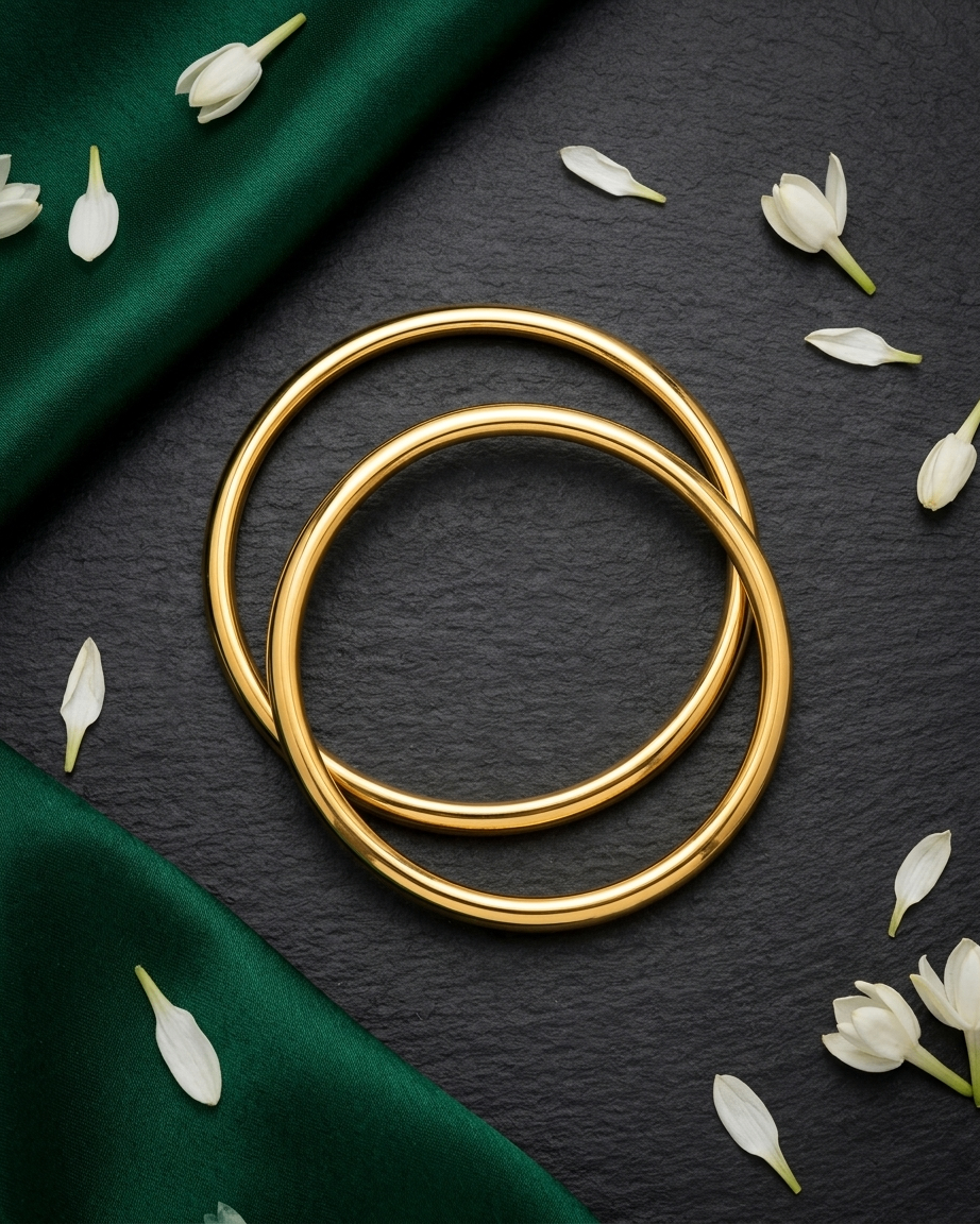 1 Gram Gold Plated Traditional Bangles for Women
