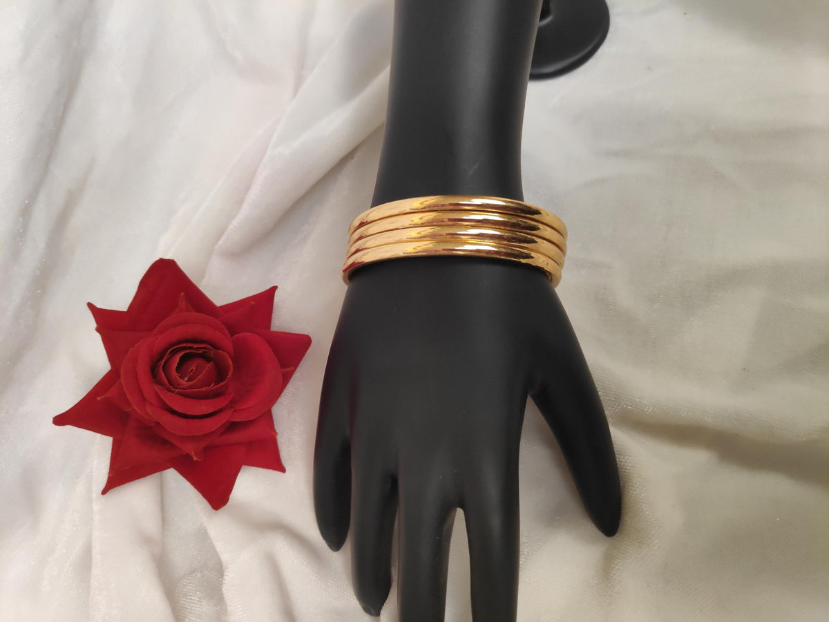 1 Gram Gold Plated Traditional Bangles for Women