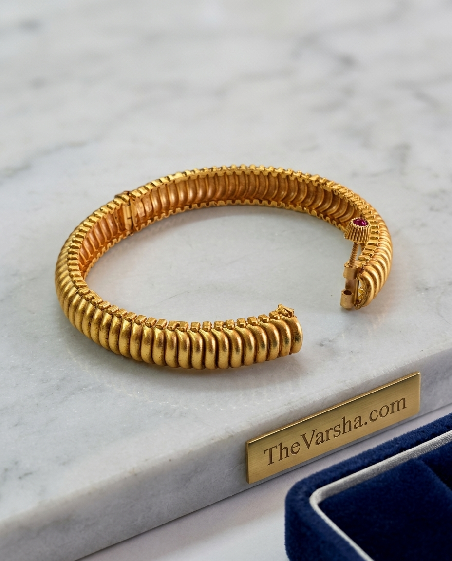 1 Gram Gold Plated Traditional Bangles for Women