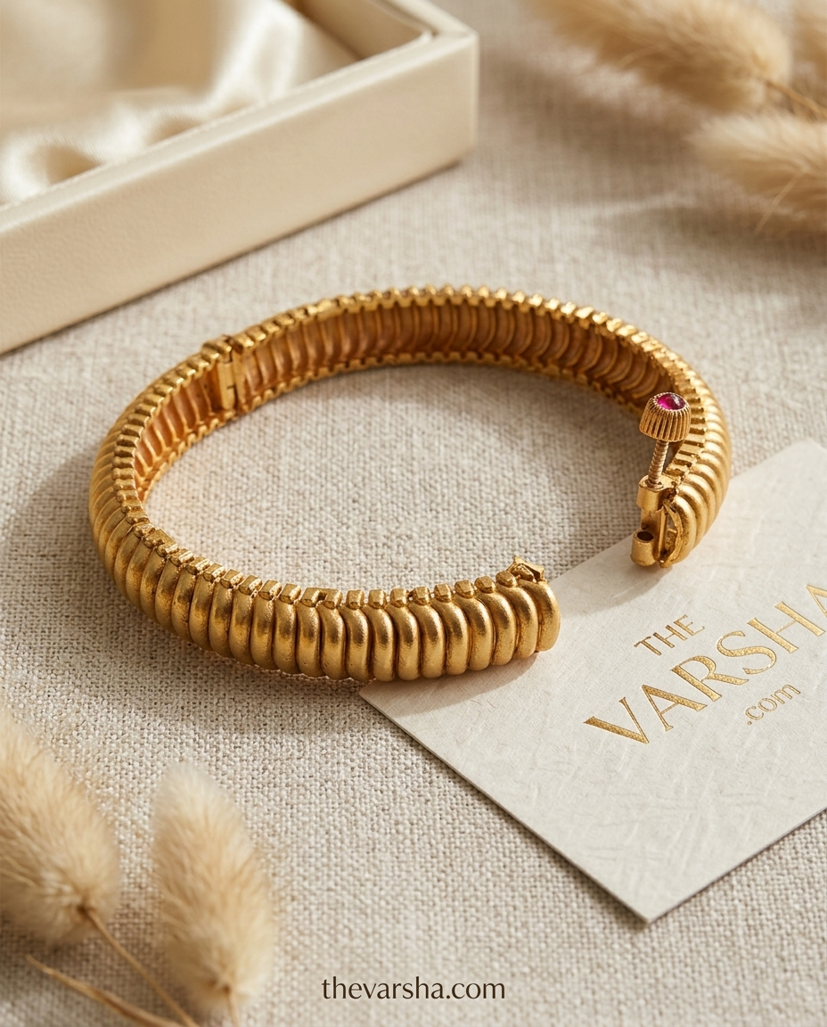 1 Gram Gold Plated Traditional Bangles for Women