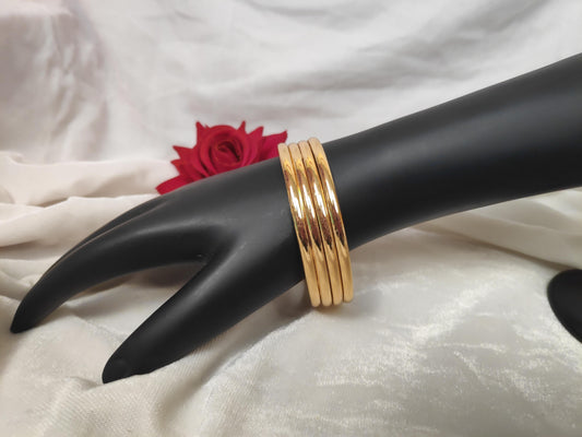 1 Gram Gold Plated Traditional Bangles for Women