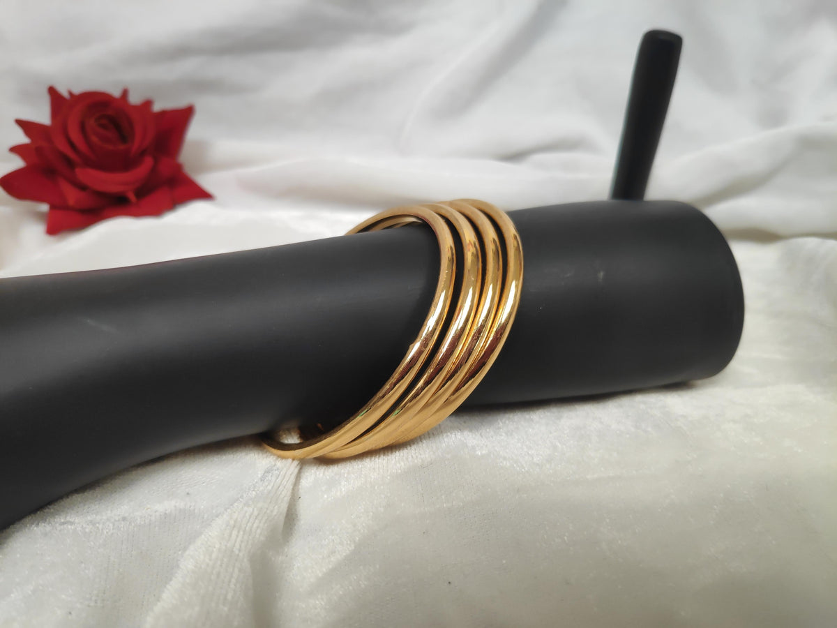 1 Gram Gold Plated Traditional Bangles for Women